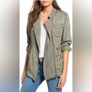 Rails Utility Jacket in Olive Green  Size Large